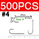 500pcs size 4