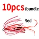 Red 10pcs