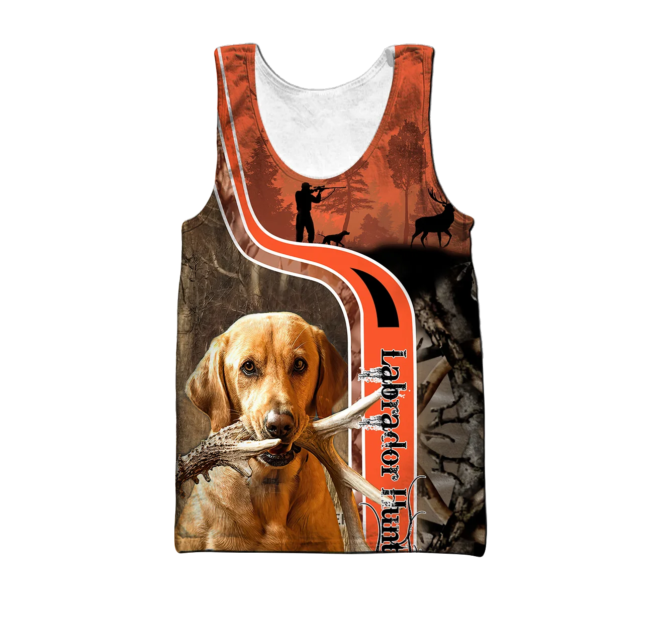 Chaleco con estampado 3D de caza de patos y ciervos para hombre, camiseta sin mangas de moda Harajuku, ropa de calle de verano, camiseta sin mangas Unisex fresca BX016 - imagen 2