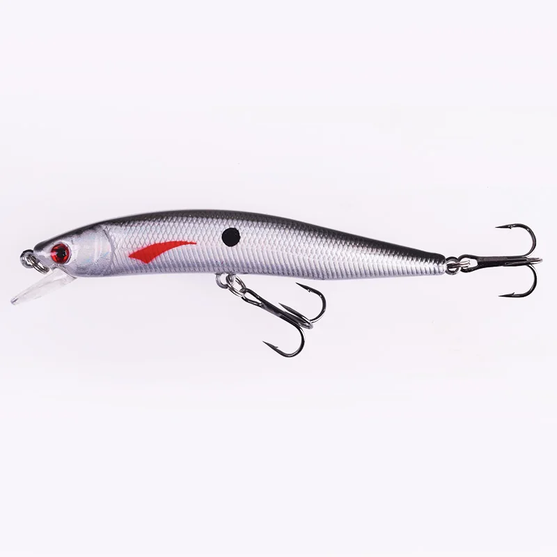 Señuelo de pesca Minnow, cebo duro láser 3D, Crankbait Artificial para Lucio, Swimbait, 1 unidad, 10cm, 8,5g - imagen 4