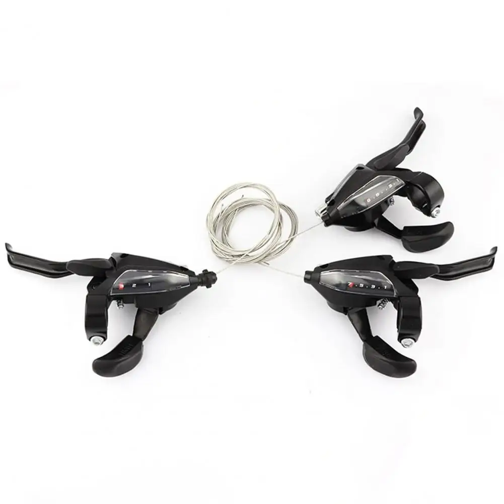 Gatillo cambiador individual 3/7/8 velocidad izquierda resistente a la corrosión ABS sensible, desviador de freno de bicicleta para MTB - imagen 4