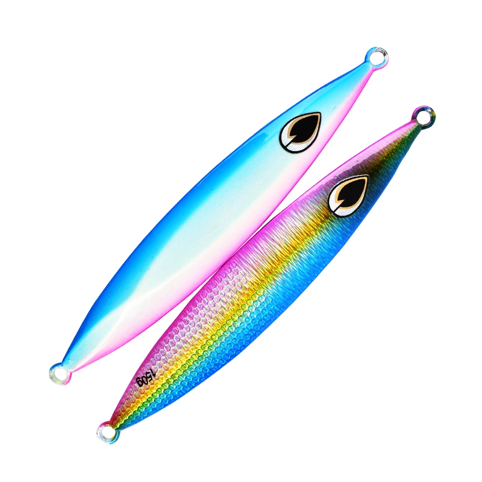 Señuelo luminoso de fundición lenta para pesca, anzuelo de Metal para agua salada, Vertical, 150g/200g/260g, 3 piezas