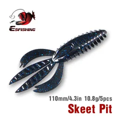 KESFISHING Señuelo de pesca silicona y camarón con sales