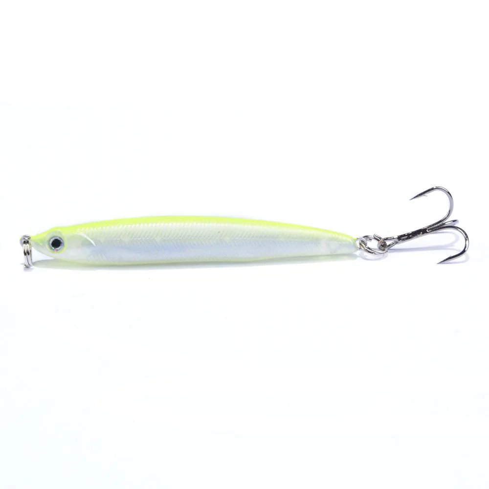 Señuelo de pesca Artificial, cebo duro de fundición larga, se hunde, 7cm/10g, Crankbait, Wobbler, carpa, Lucio, 1 unidad - imagen 4