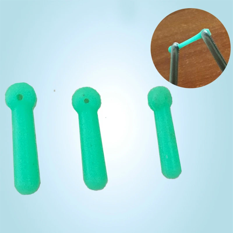 Flotador de apoyo entero, 2000 Uds., Gel de sílice, alarma de Pesca de carpa, asiento de boya, artículos flotantes de rotación rápida coloridos, piezas pequeñas de Pesca - imagen 2