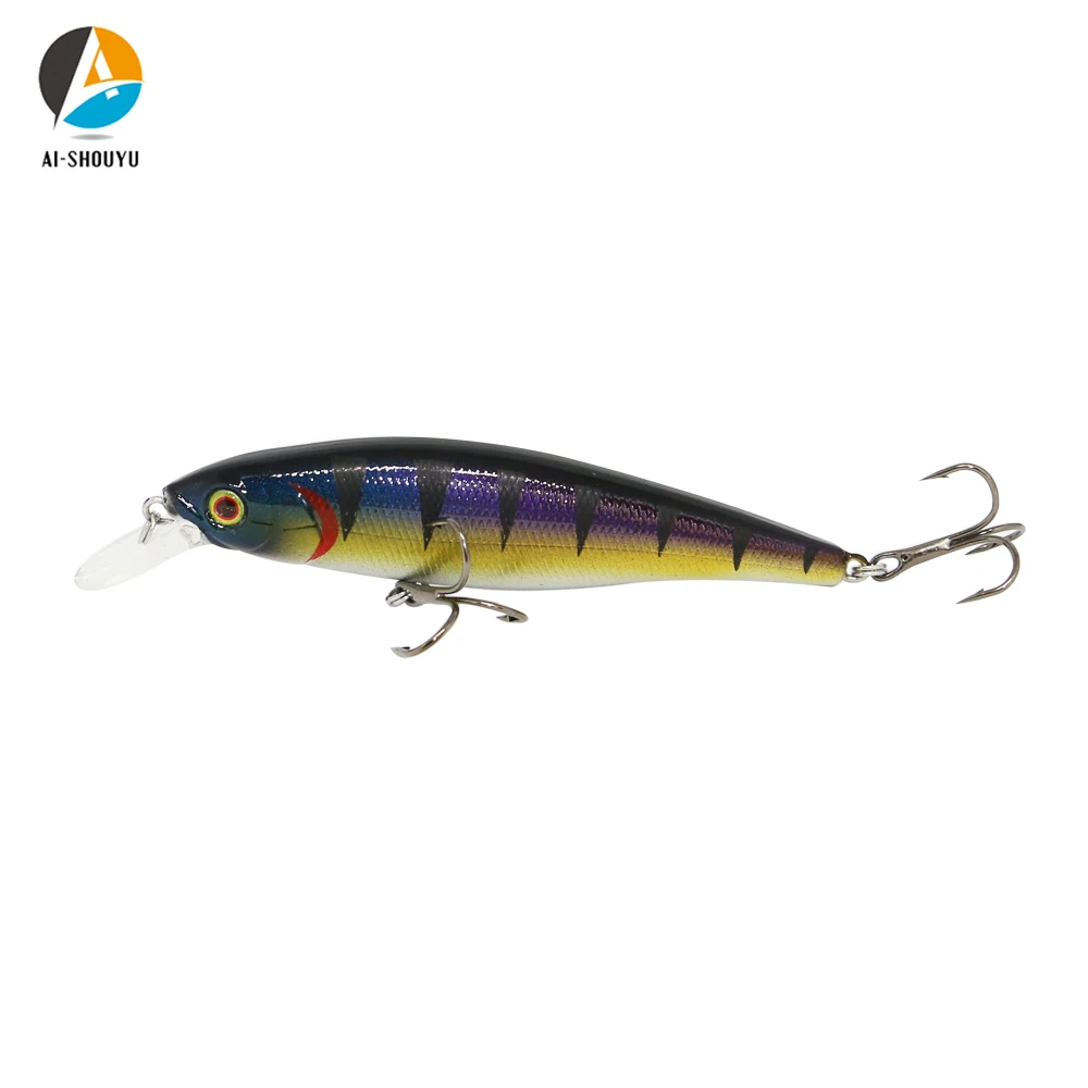AI-SHOUYU Minnow señuelo crankbait hundible para spinning - imagen 5