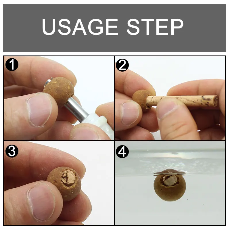 Palos de corcho para pesca de carpa, aparejos de pesca de carpa, 6mm, Pop ups y wafter - imagen 4