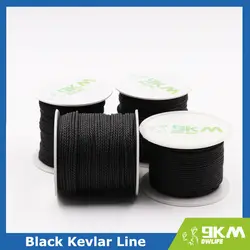 Línea de pesca trenzada Kevlar negra - resistencia y durabilidad
