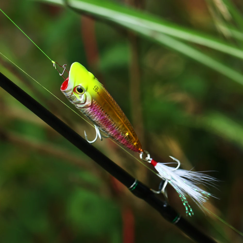 BassLegend-señuelo de pesca Artificial, superficie para andador Topwater, Popper, caminar al perro, WTD, Wobbler Pop, lubina más fuerte, Zander, 60F - imagen 4