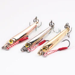 POETRYYI-señuelo de pesca profesional, cebo duro de fundición larga, ojos 3D vívidos, VIB de Metal, 9g, Wobblers de invierno