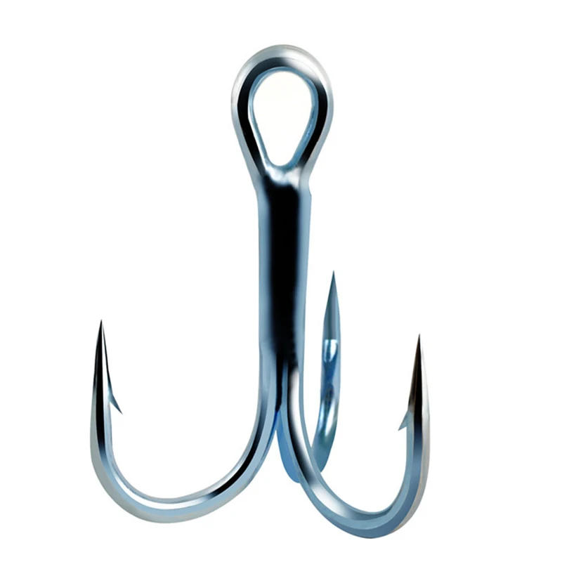 100 Uds anzuelos cuádruples 4X anzuelo de anclaje triple reforzado tres horquillas anzuelos de Pesca accesorios de señuelo aparejos de Pesca