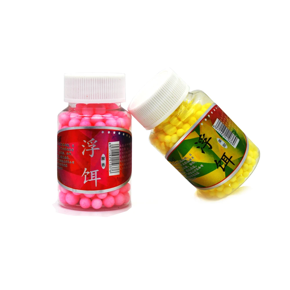 MNFT-2 botellas de espuma para carpa, bolas flotantes, bolas, bolas de pesca, aire libre, olor dulce, aparejo para el pelo, cebos emergentes - imagen 4