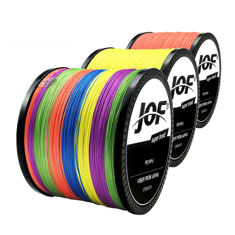 JOF Japón de pesca de monofilamento de carrete de hilo 8 hilos de rosca Durable 1000M mar agua salada 22-88LB - imagen 3