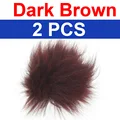 2PCS Dark Brown