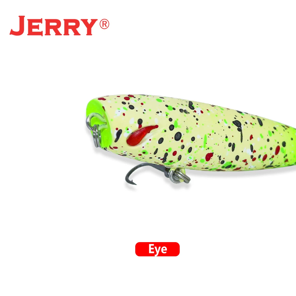 Jerry Stopper flotante cebo Artificial Topwater, señuelo Wobbler ultraligero para agua dulce, perca de trucha y lubina, aparejos de pesca de 50mm - imagen 5