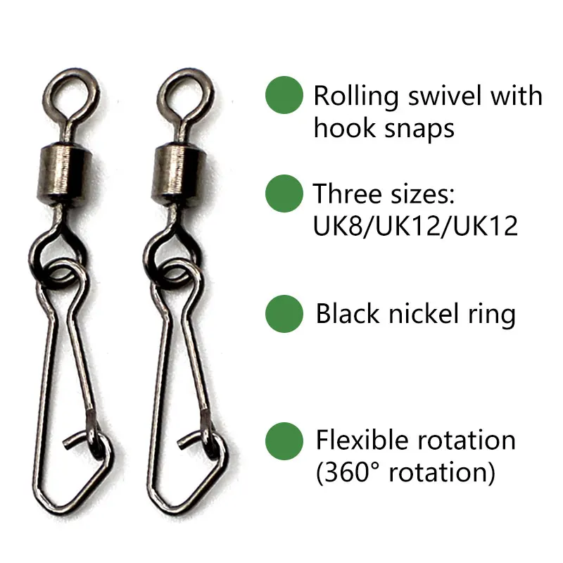 Accesorios de pesca de carpa con enlace alimentador y cuentas giratorias para aparejos method feeder