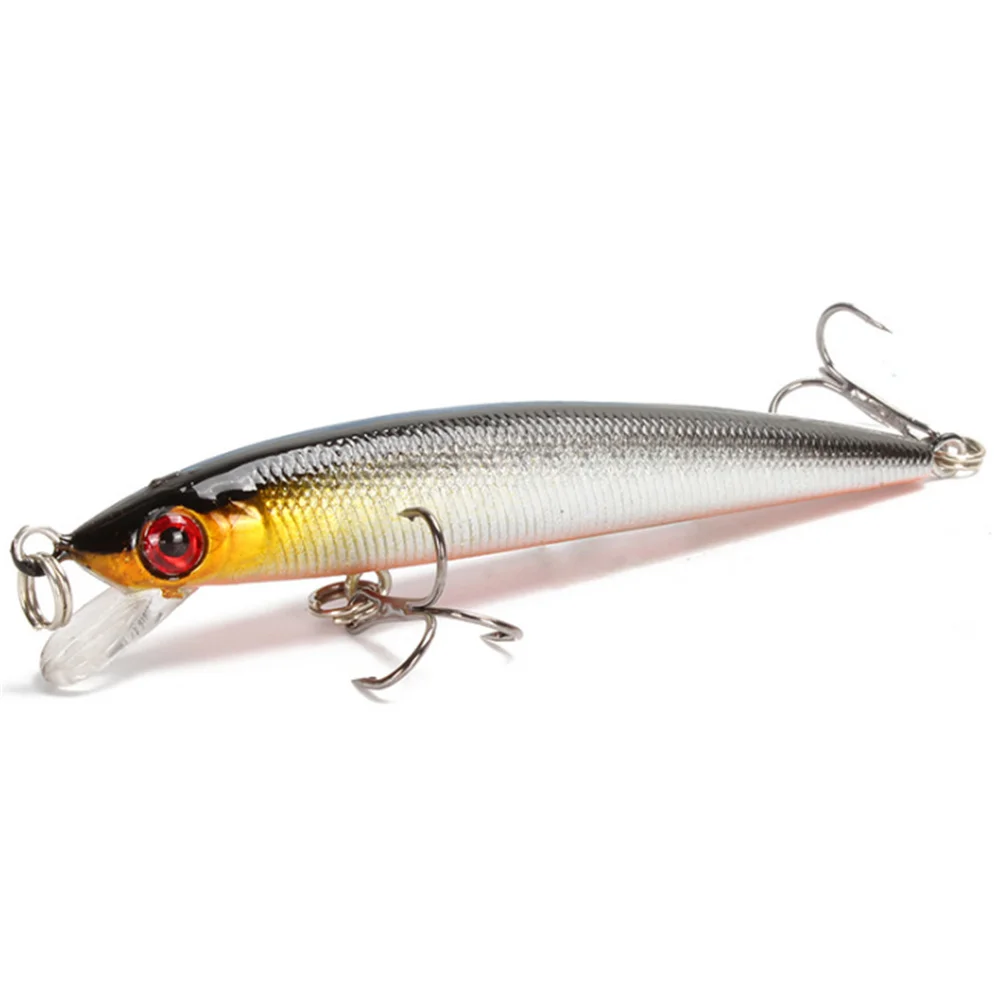 Señuelos de Pesca de pececillos, 1 unidad, 8,5 cm, 6,2g, Wobblers, Crankbait, cebo duro Artificial con anzuelos, aparejos de pesca Swimbait - imagen 3