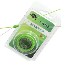 Marcador elástico de línea para pesca de carpa