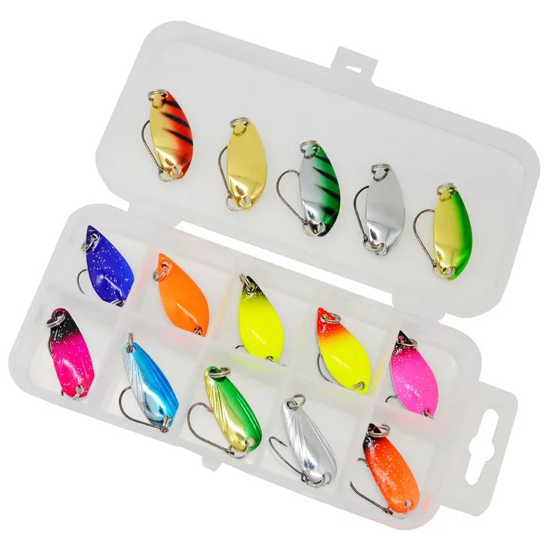 Spoon metálico rígido con anzuelo simple para pesca - imagen 3