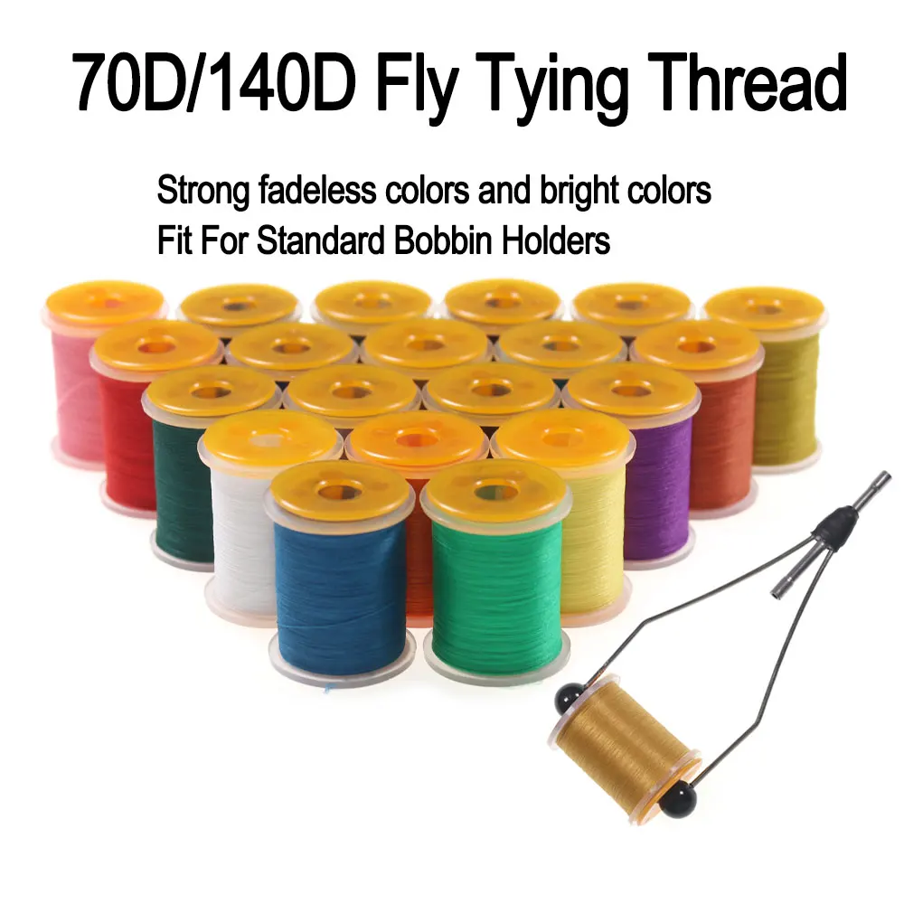 ICERIO-carrete de nailon 70D/140D para pesca de trucha, Material para atar señuelos, 100 yardas/carrete - imagen 3