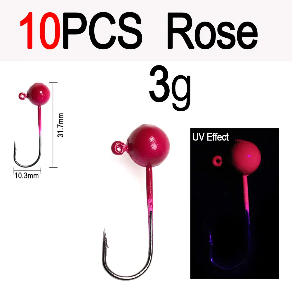 10pcs rose 3g