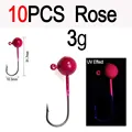10pcs rose 3g
