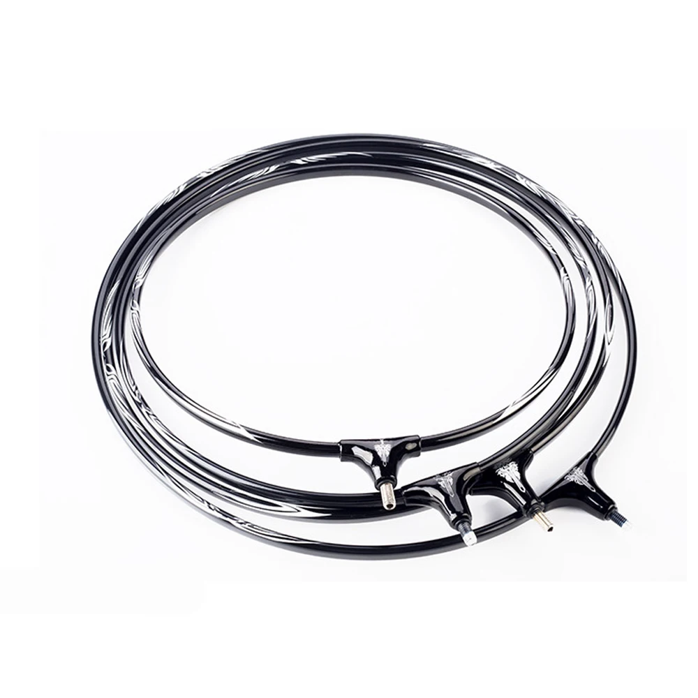 Red de pesca plegable, aleación de titanio, cabeza de Brail, malla pequeña redonda, red de aterrizaje manual, accesorios de pesca, equipo X247G - imagen 5