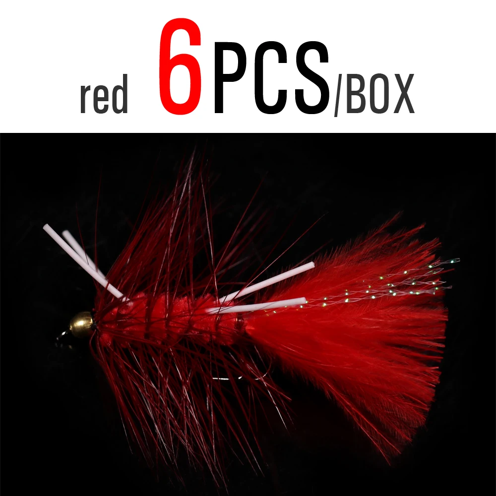 6pcs Red