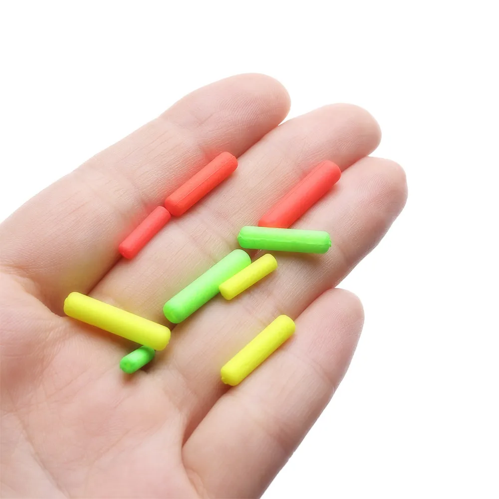 Flotadores de espuma de pesca, bolas ovaladas, cuentas, indicador de peso ligero, bolas de pescado, accesorios de pesca, 50 unids/bolsa - imagen 4
