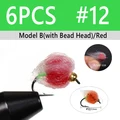 6PCS B Red
