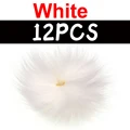 12pcs White