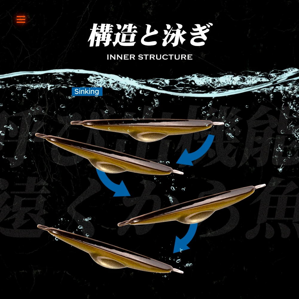 Hunthouse SeaRide-señuelo de pesca Micro Jigging, plantilla de Metal, cebo duro, cuchara, 3,4g/6,6g/10g, hundimiento lento para trucha, pez Leerfish - imagen 4