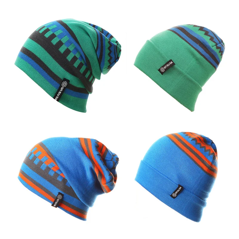 Mosodo-gorro cálido de punto para hombre y mujer, gorro de lana para Snowboard, esquí, invierno y otoño - imagen 5
