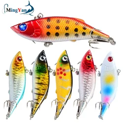 Señuelo de pesca Artificial japonés VIB, 1 piezas, 8cm/10g, cebo giratorio de buceo, aparejos de pesca de mar de invierno