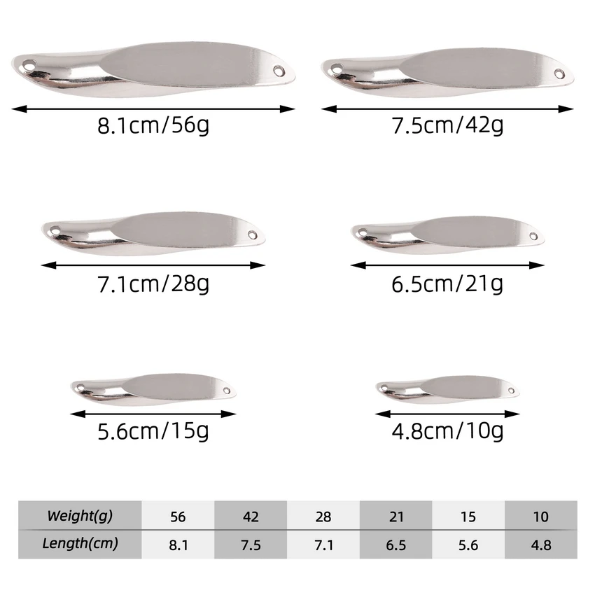 Señuelo de pesca giratorio de Metal, cebo duro, lentejuelas, ruido, con pluma, anzuelo triple, aparejos de pesca, 7/10/14/18/21/28g - imagen 3