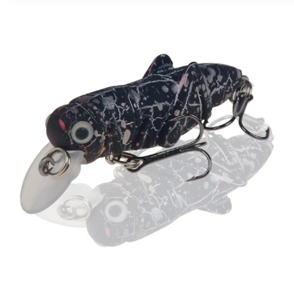 Señuelos de Pesca de insectos saltamontes, cebo duro Wobbler volador, ojos 3D realistas, cebos artificiales, carpa, Swimbait, 5,5 cm, 3,5g, 1 ud. - imagen 5