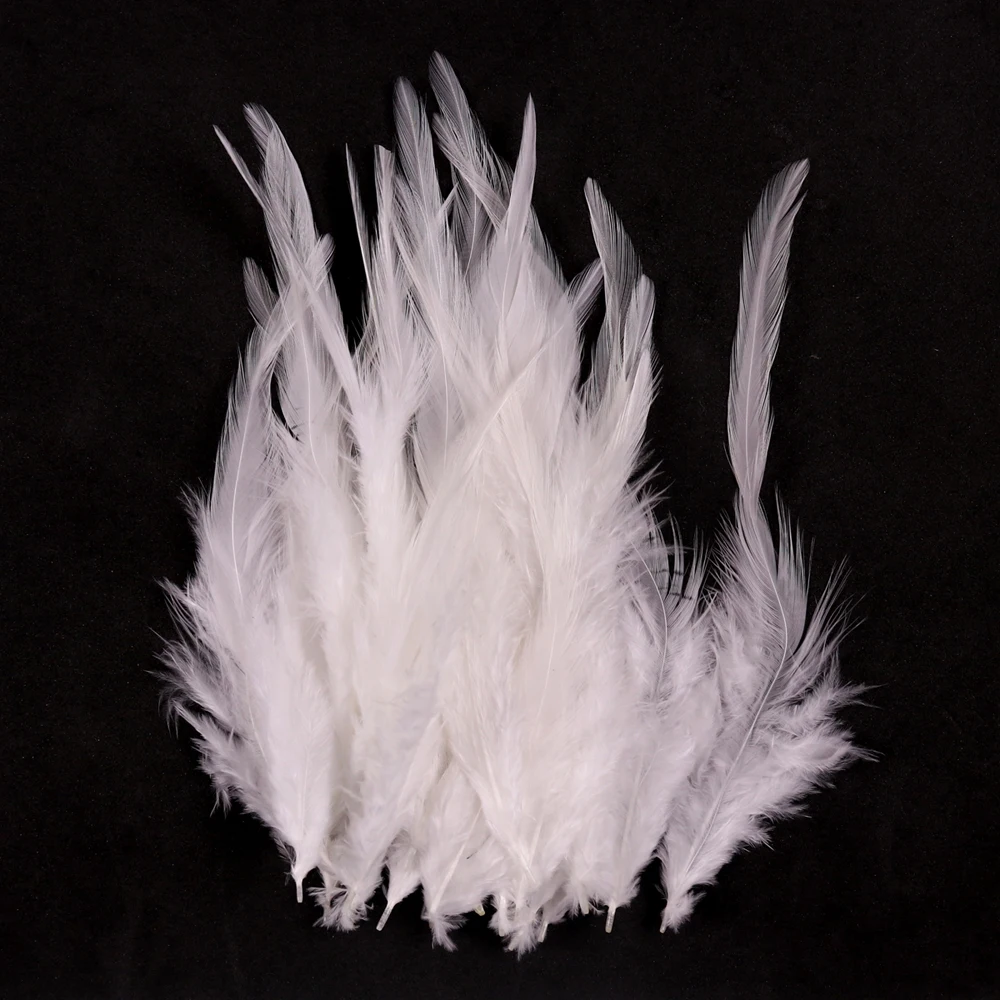 Bimoo 50 Uds. Sillín para atar moscas, gallo Hackle, pluma de gallo, tubos grandes para moscas de agua salada, Material para atar moscas Steelhead Trou - imagen 3