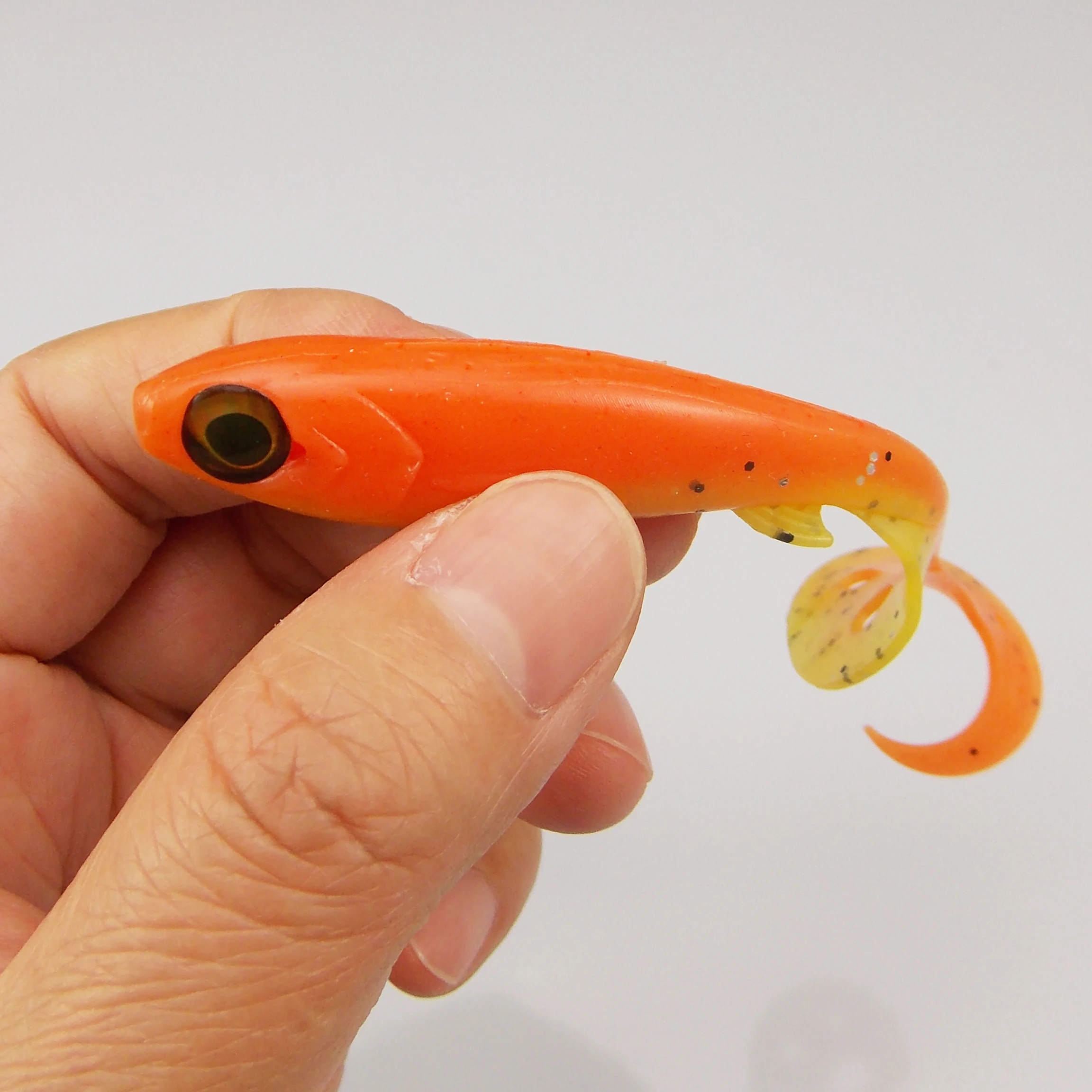 ESFISHING-señuelos de plástico, cebo suave, nadador rizado, 100mm, 6g, 6 uds., Jigging, Pesca, cebos de Pesca, Lucio, lubina, larva, cola, sábalo - imagen 4