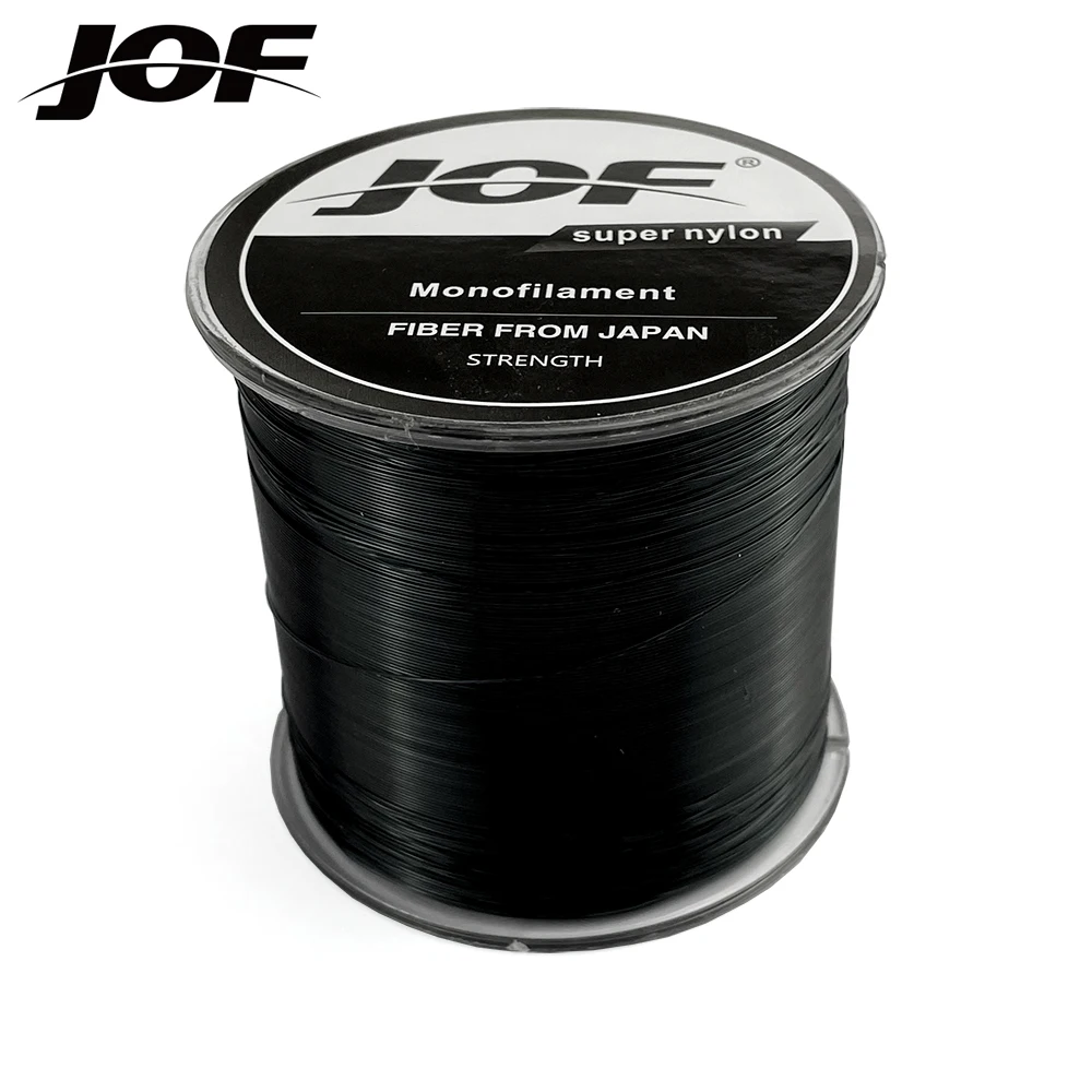 JOF-Hilo de nailon Invisible, monofilamento para pesca con mosca en el mar, 500 ~ 28,6 lb, 2 ~ 13kg, 3,4 m - imagen 5