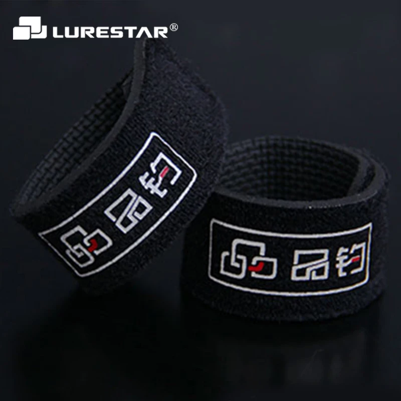 Lurestar-Correa de neopreno para caña de pescar, tirantes de amarre, accesorios de pesca, aparejos de pesca, 18cm, 2 unidades por lote - imagen 3