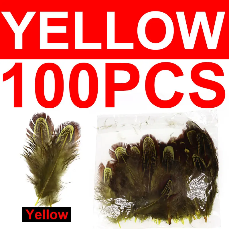 100pcs yellow