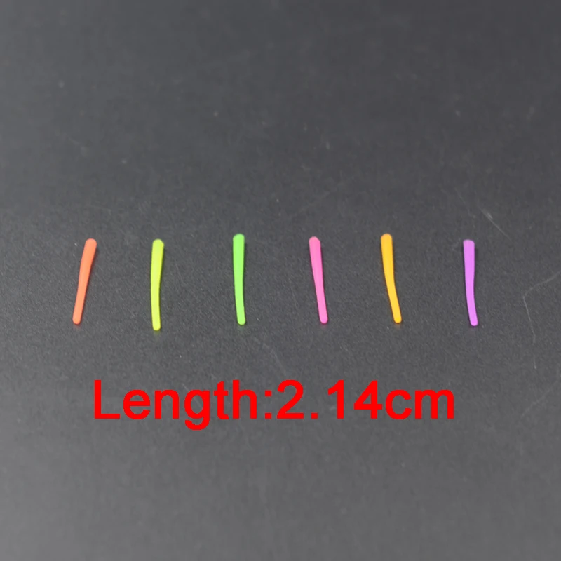 Cuerpo de ninfa de silicona para pesca, cilindro cónico de goma, gusano suave, trucha, cuerpos de pupa caddis, 6 colores - imagen 3