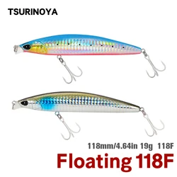 TSURINOYA 118F – Señuelo shad lipless marino 118mm