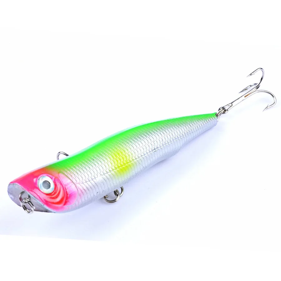 Señuelo de pesca Crankbait, lápiz flotante duro, cebo Artificial, superficie superior, Wobbler para curricán, Lucio, cebos de mar, 1 ud. - imagen 2