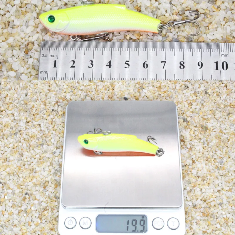 Señuelo de pesca de Metal con lentejuelas, 1 ud., 20g, Wobblers, cebo Artificial duro, ojos 3D, plantilla, Señuelos de Pesca, Jigs, señuelo de agua salada - imagen 2