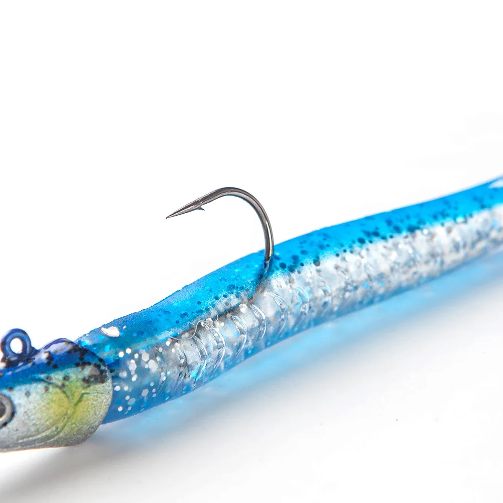 5 unids/pack 11cm 10g pesos plantilla señuelo de cabeza suave Artificial Wobber cebo hundimiento Jigging Pesca de Mar falso señuelo Jigging cebo Peche - imagen 3