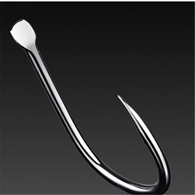 10 unids/lote Sode anzuelos de pesca negro con púas de acero rico en carbono afilado cebo aparejos fuerte gamakatsu - imagen 3