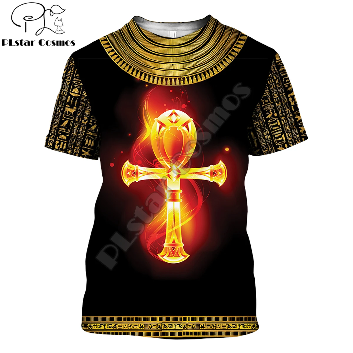 Camiseta Hipster Ankh estampado 3D manga corta verano hombre - imagen 2