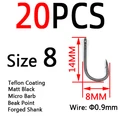 20pcs  Size 8
