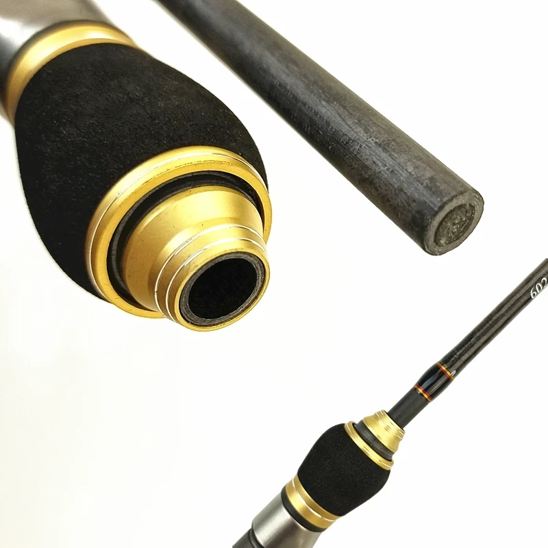 Caña de pescar de carbono para pesca lenta, 1,68 M, 5,5 pies, ML, acción rápida, lanzamiento fuera de tierra, agua salada, barco giratorio, grouper - imagen 5